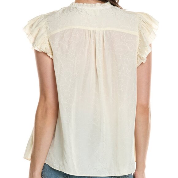 ba&sh Cap Sleeve Blouse- NWT - Picture 2 of 2